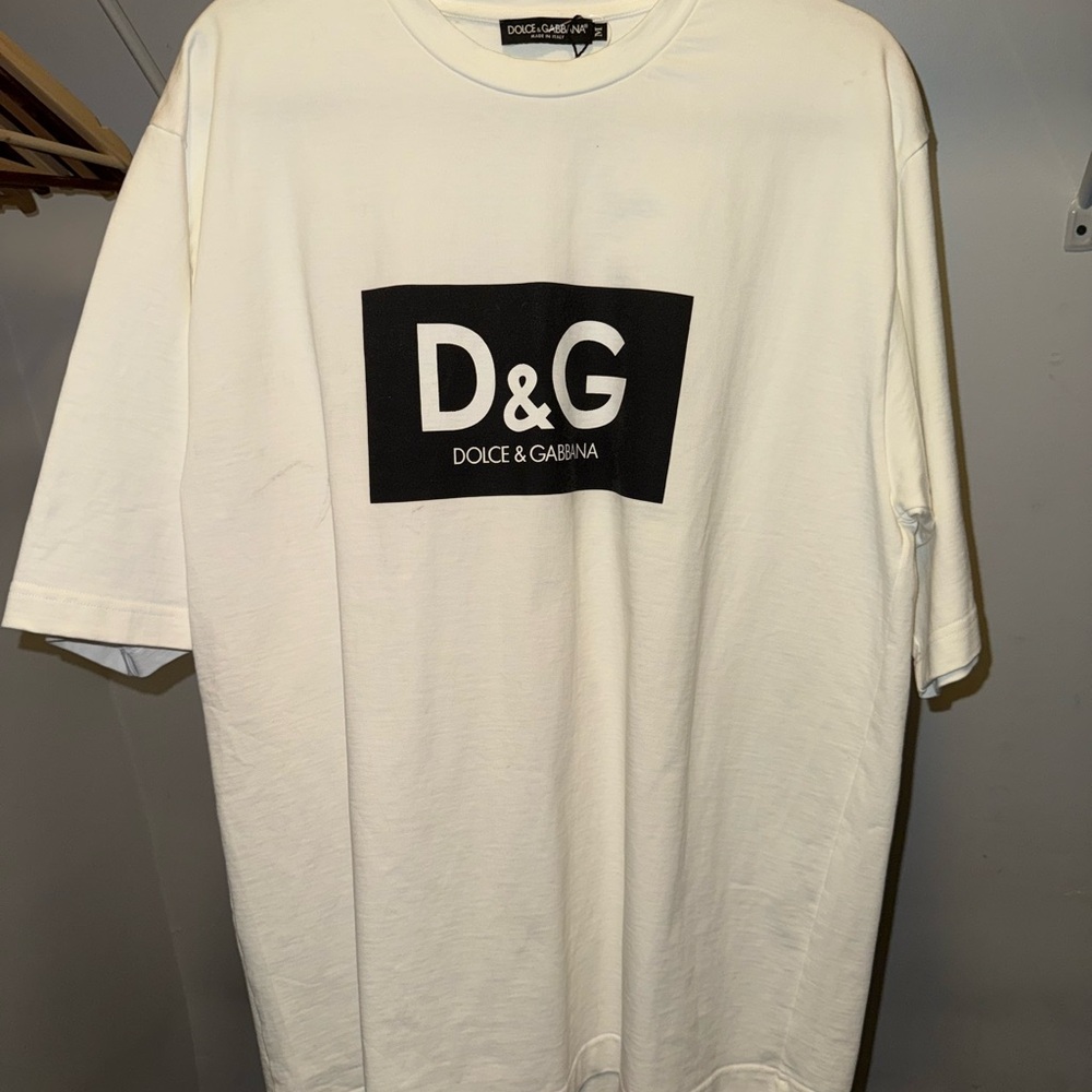 Dolce & Gabbana White Short Sleeve Tee